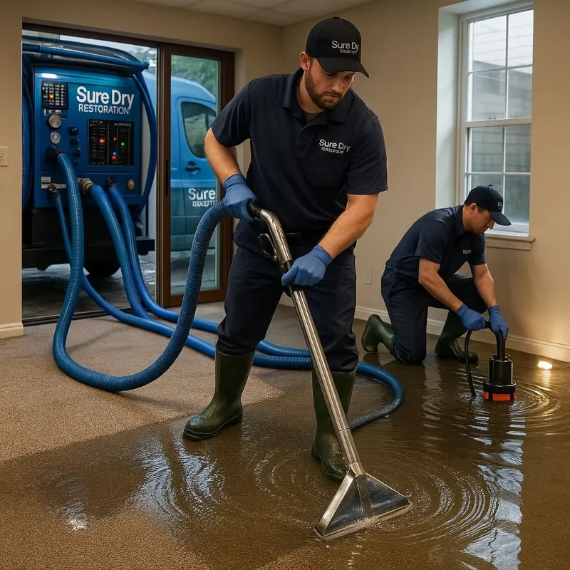 Water Extraction and Removal process in Topaz Ranch Estates, NV